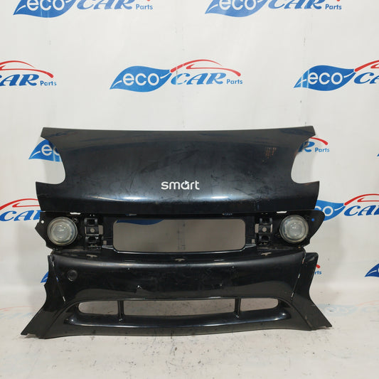 Black front central bumper Smart Fortwo 450 2000 ecoAC6540