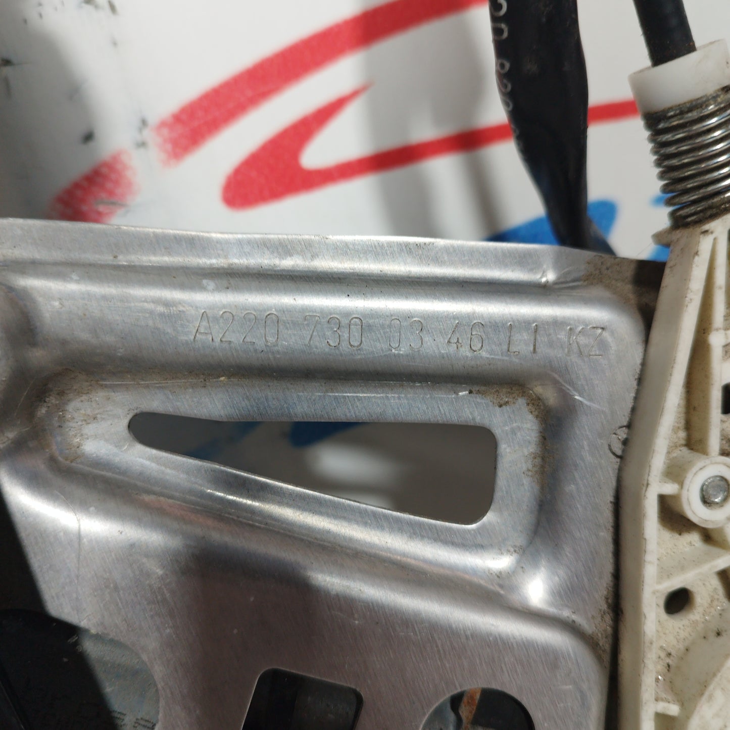 Left rear rack Mercedes S-Class 2000 6 Pin Code: A2207300346 ecoAC6553