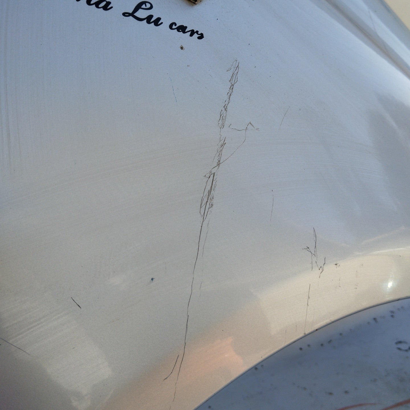 Right fender silver gray Opel Corsa D ecoAG3970