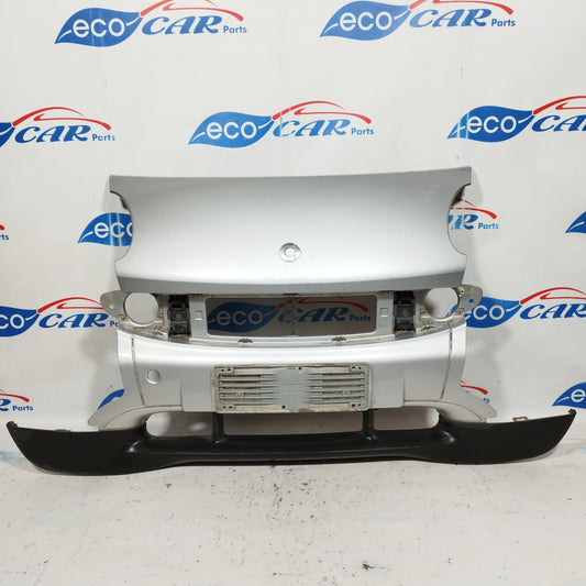 Front central bumper silver gray Smart fortwo 450 2004 ecoAC6538