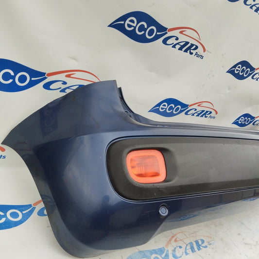 Fiat New Panda blue rear bumper with ecoAG4027 parking sensors