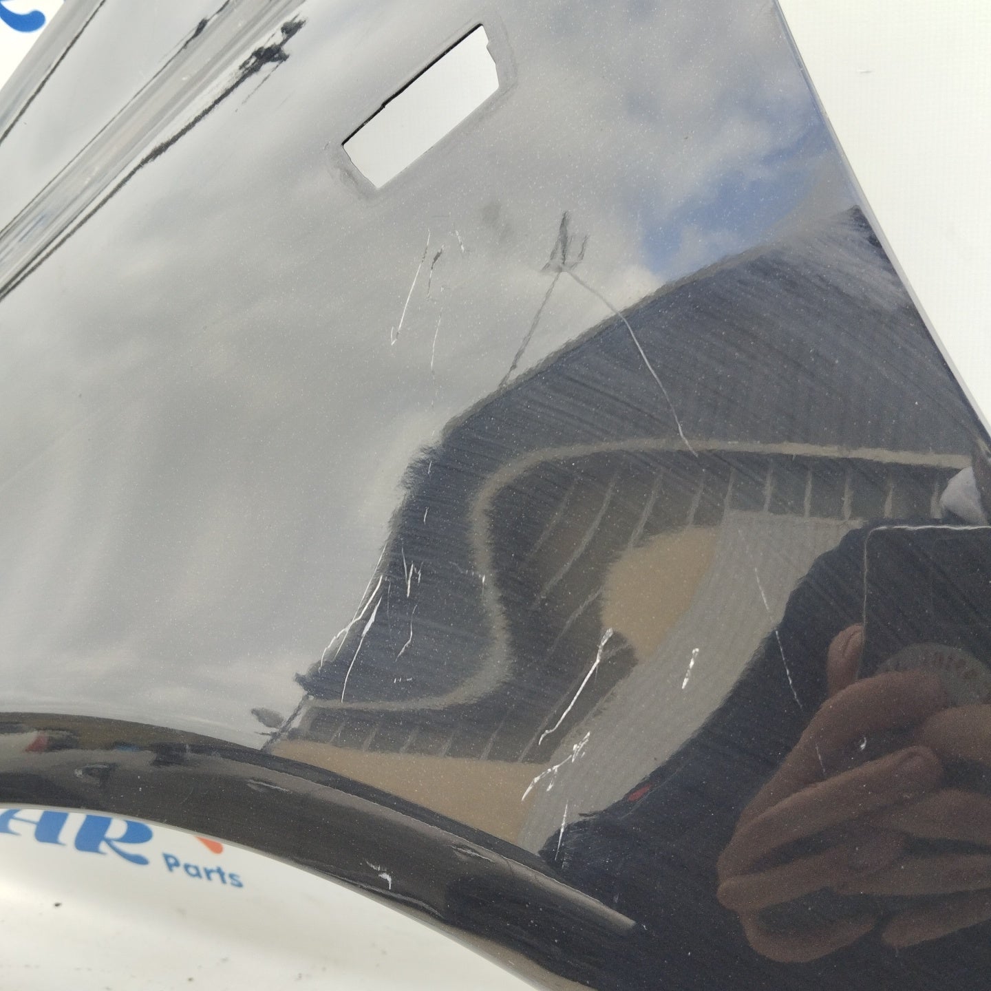 Black left fender Opel Corsa D ecoAG4035