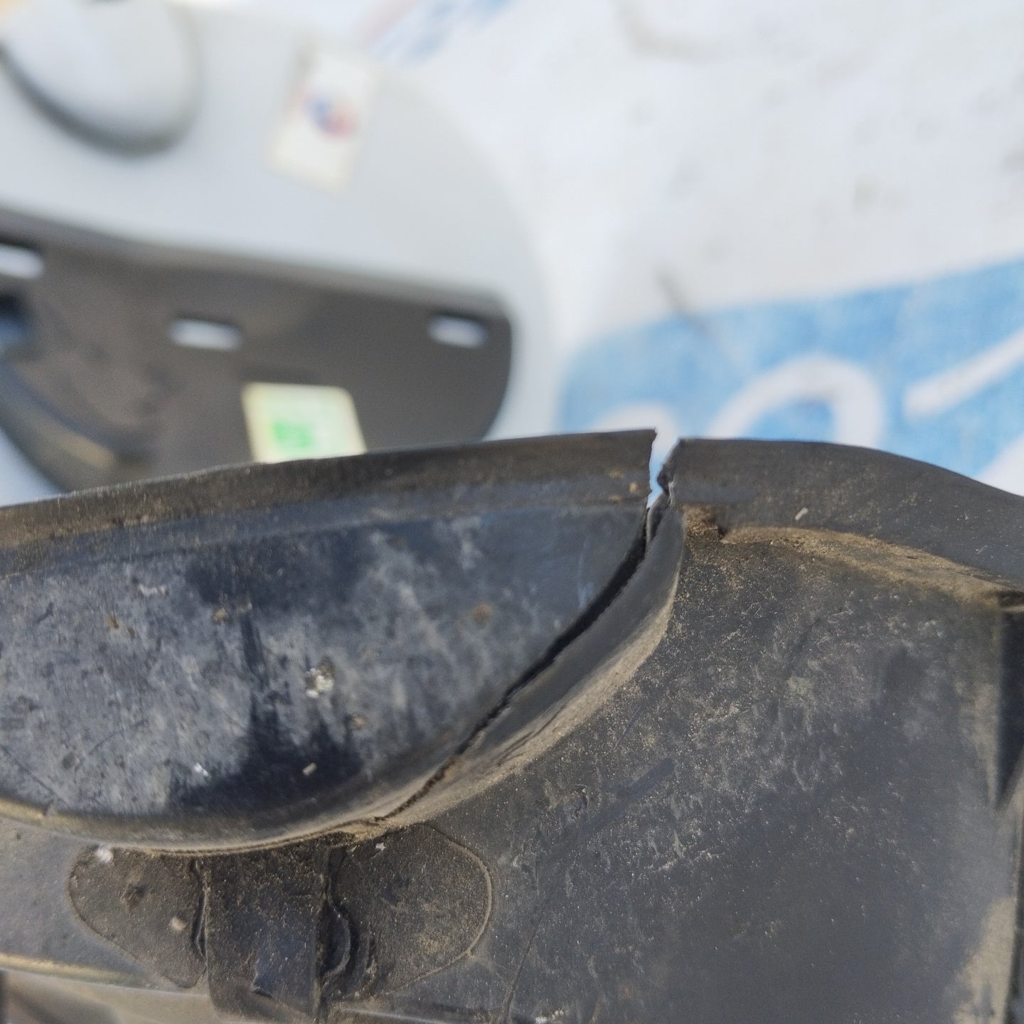 White fuel flap Citroen C3 2010 Cod. 9683387780 ecoAG4065