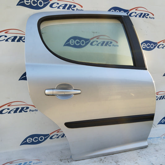 Peugeot 207 ecoAG4204 silver gray right rear door