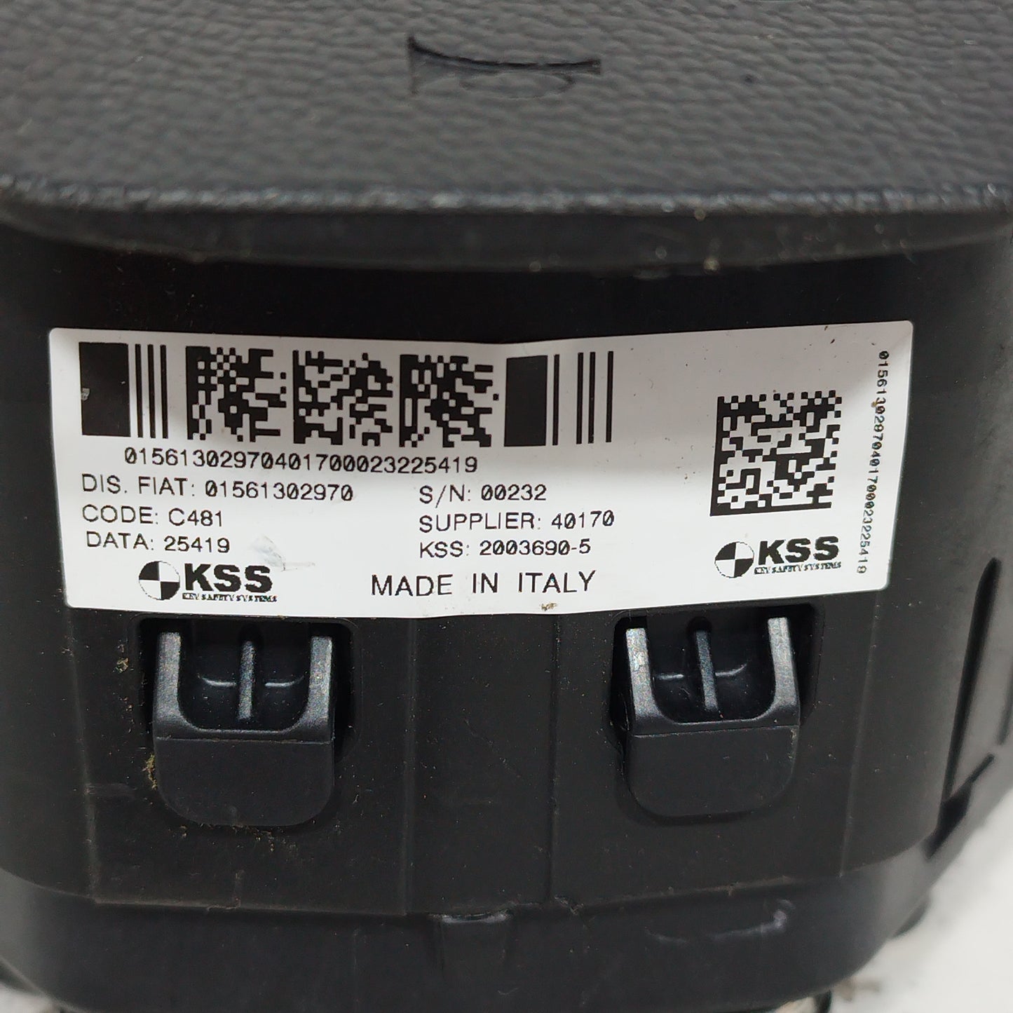 Airbag volante Alfa Romeo Giulietta 2017 cod: 01561302970 ecoAC6820