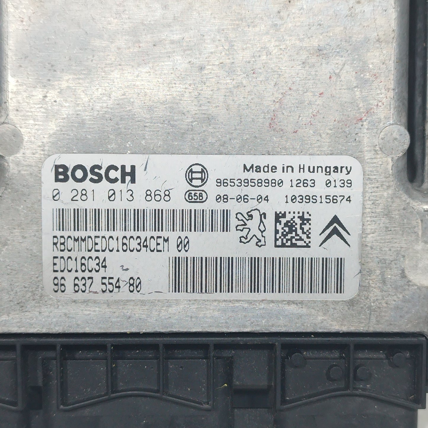 Peugeot 207 1.6 HDI 2010 Engine Control Unit cod: 0281013868 ecoAC6855