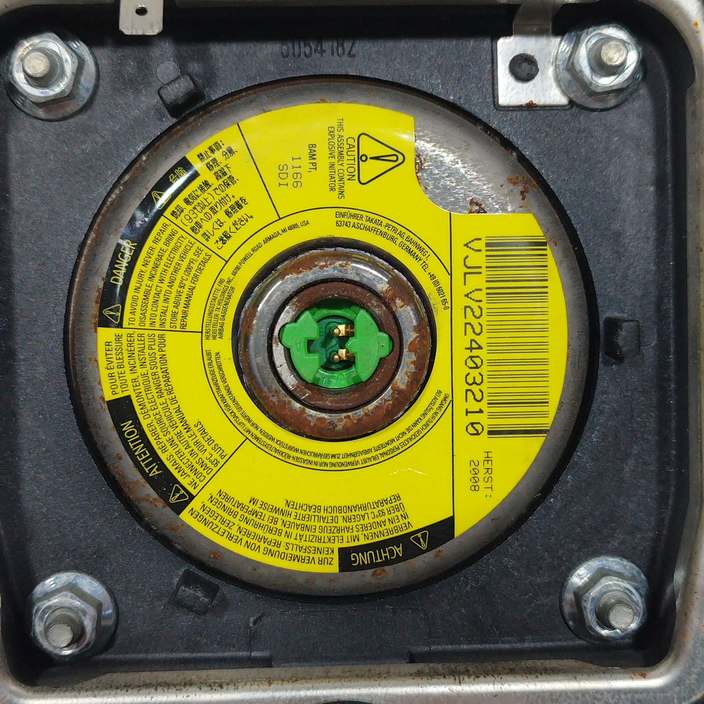 Steering Wheel Airbag Ford Mondeo 2009 ecoAC6860