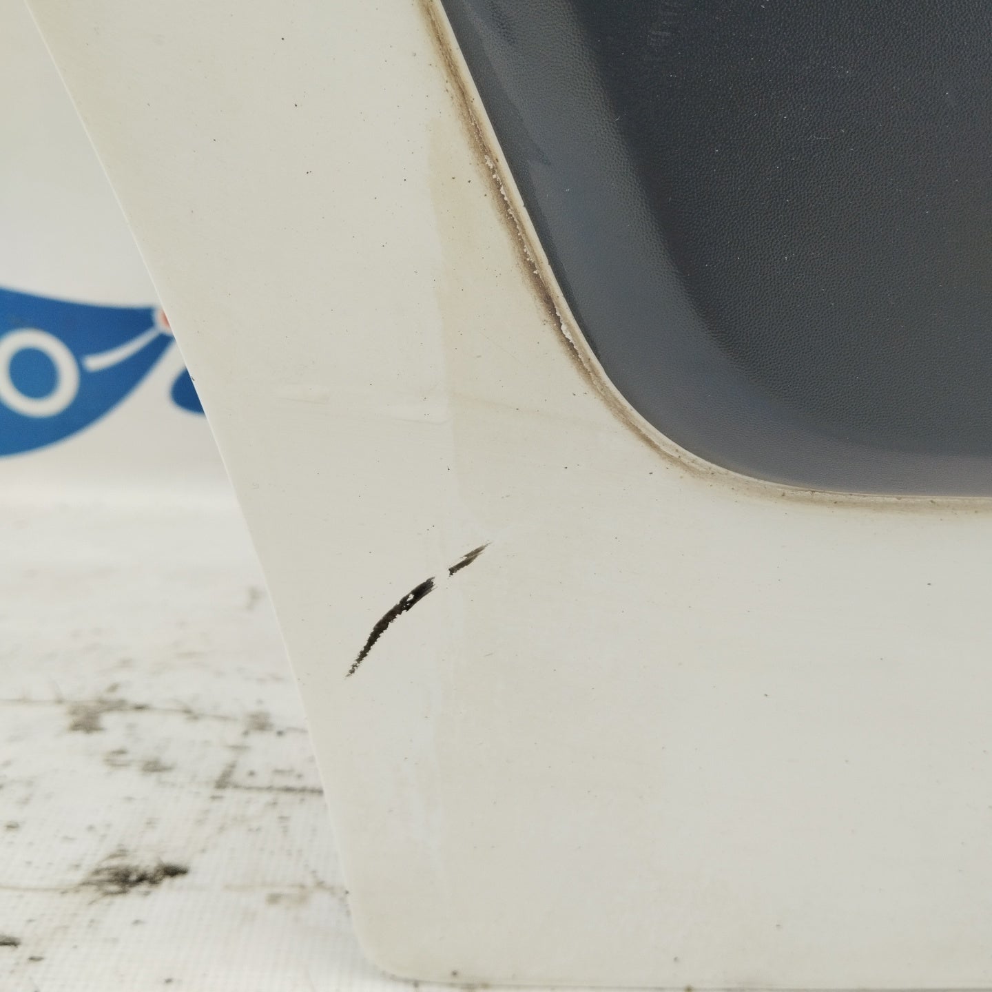 White sliding right rear door Fiat Qubo 2011 ecoAG4240