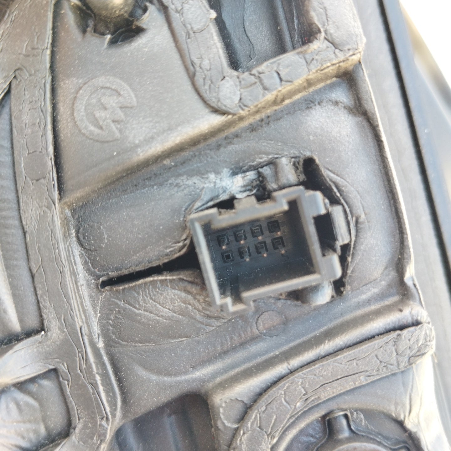 Black right electric mirror Lancia Ypsilon 2015 7 pin ecoAG4261