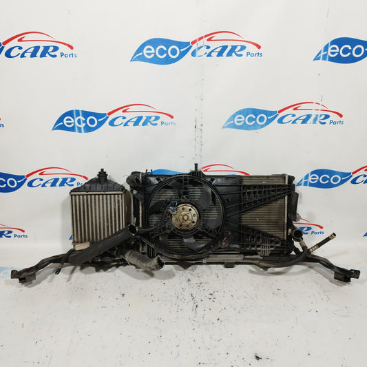 Radiator kit complete with intercooler Lancia Musa 1.3MTJ 2007 cod: 851600600 ecoAC6926