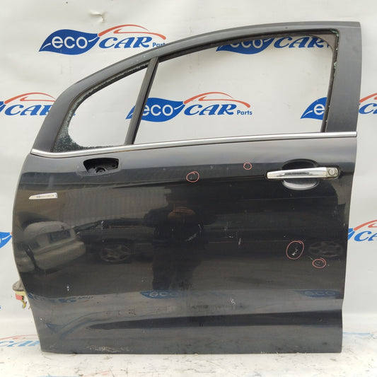 Schwarze linke Vordertür Citroen C3 2010 ecoAG4049