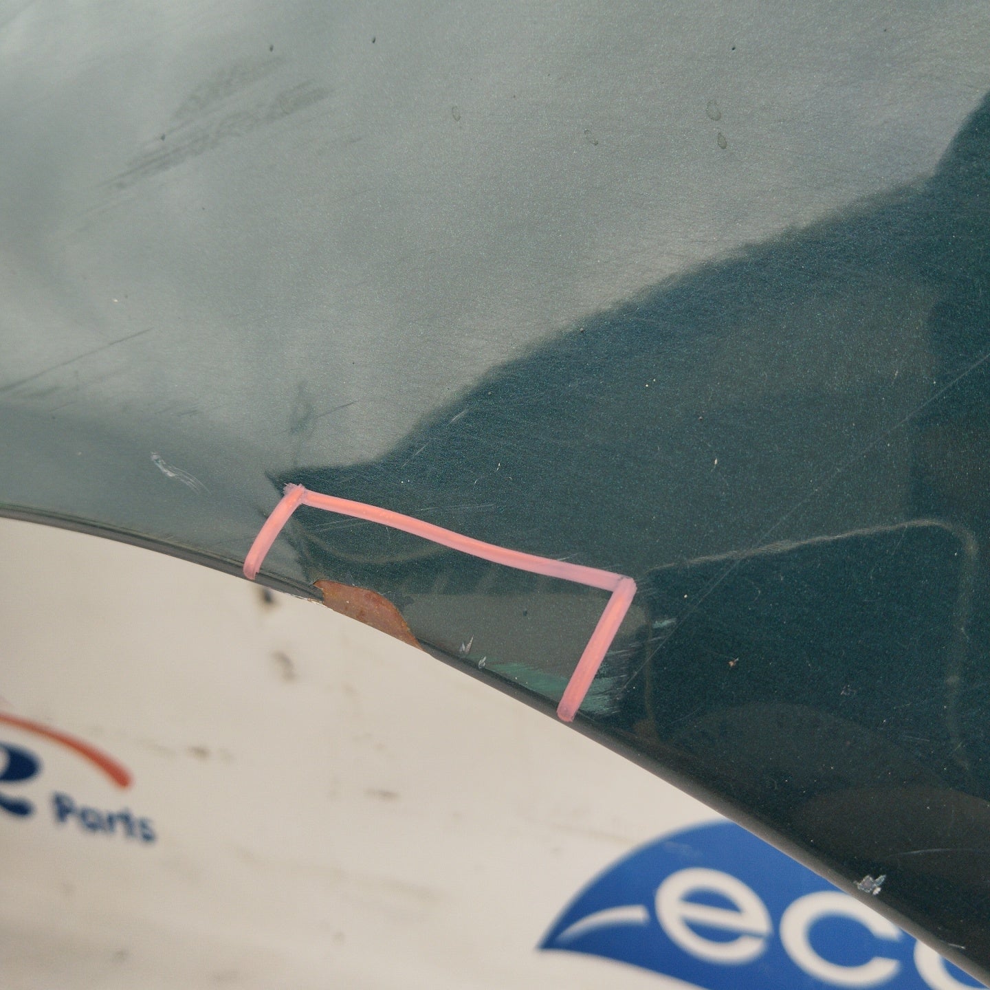 Green left mudguard Rover 75 ecoAG4326