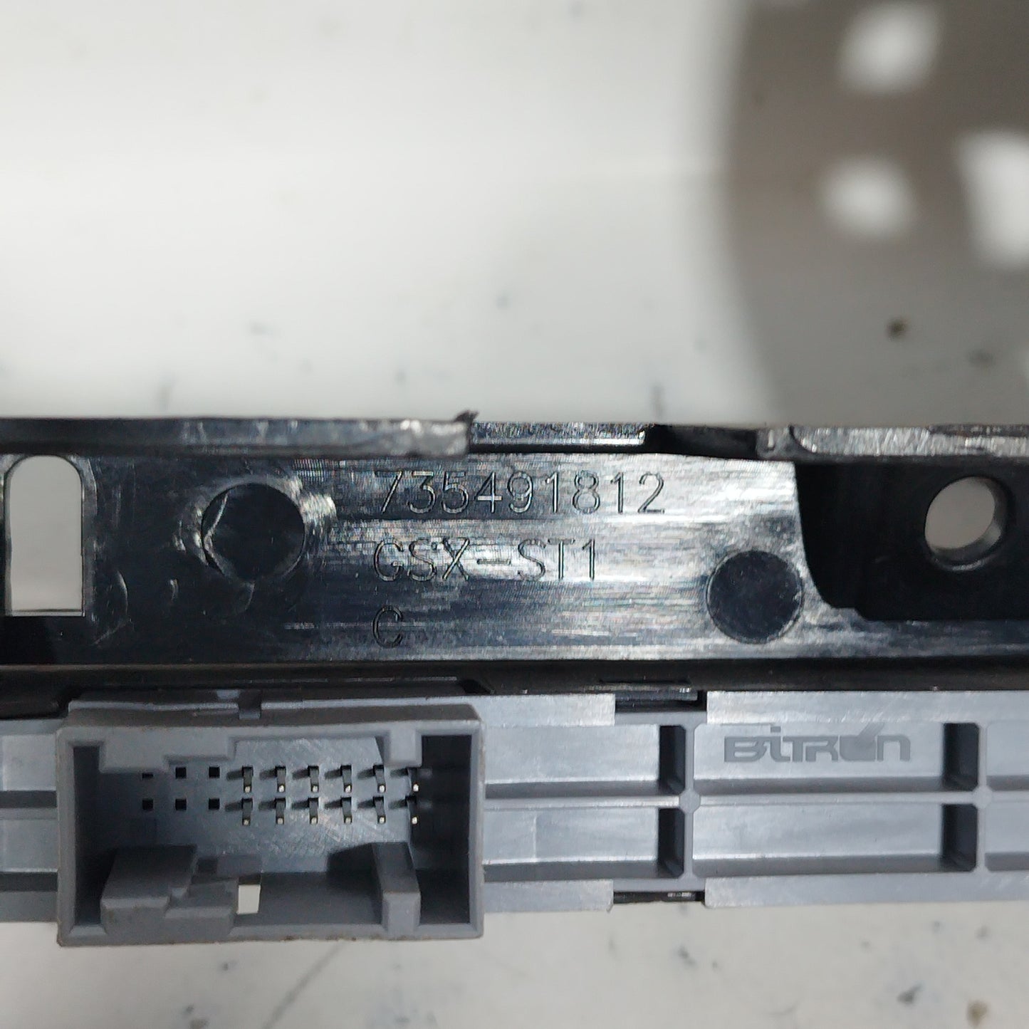 Black instrument panel cover / frame Fiat New Panda 2013 code: 735491812 ecoAC7062