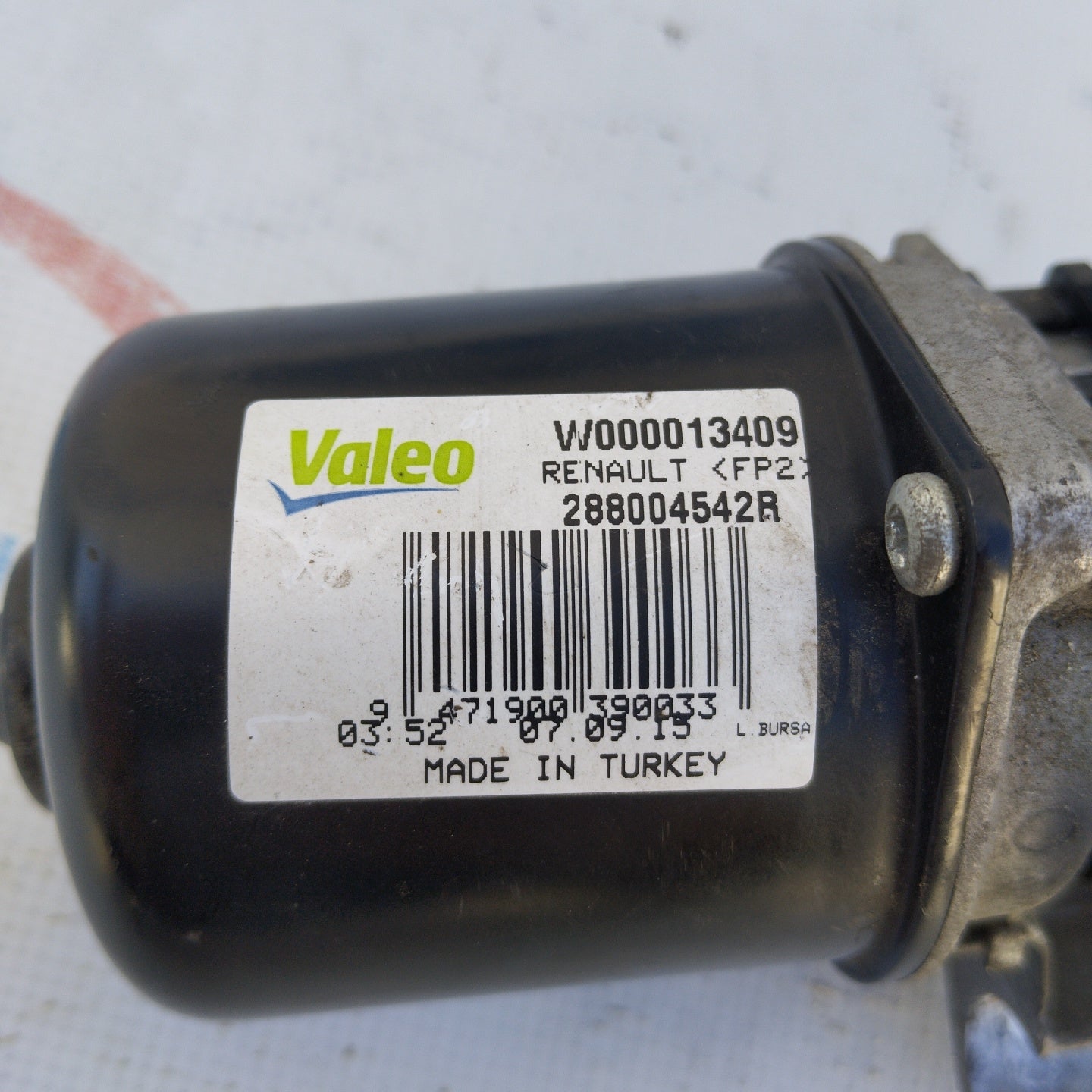 Motorino tergicristalli anteriore Renault Clio 2015 Cod. w000013409 ecoAG4343