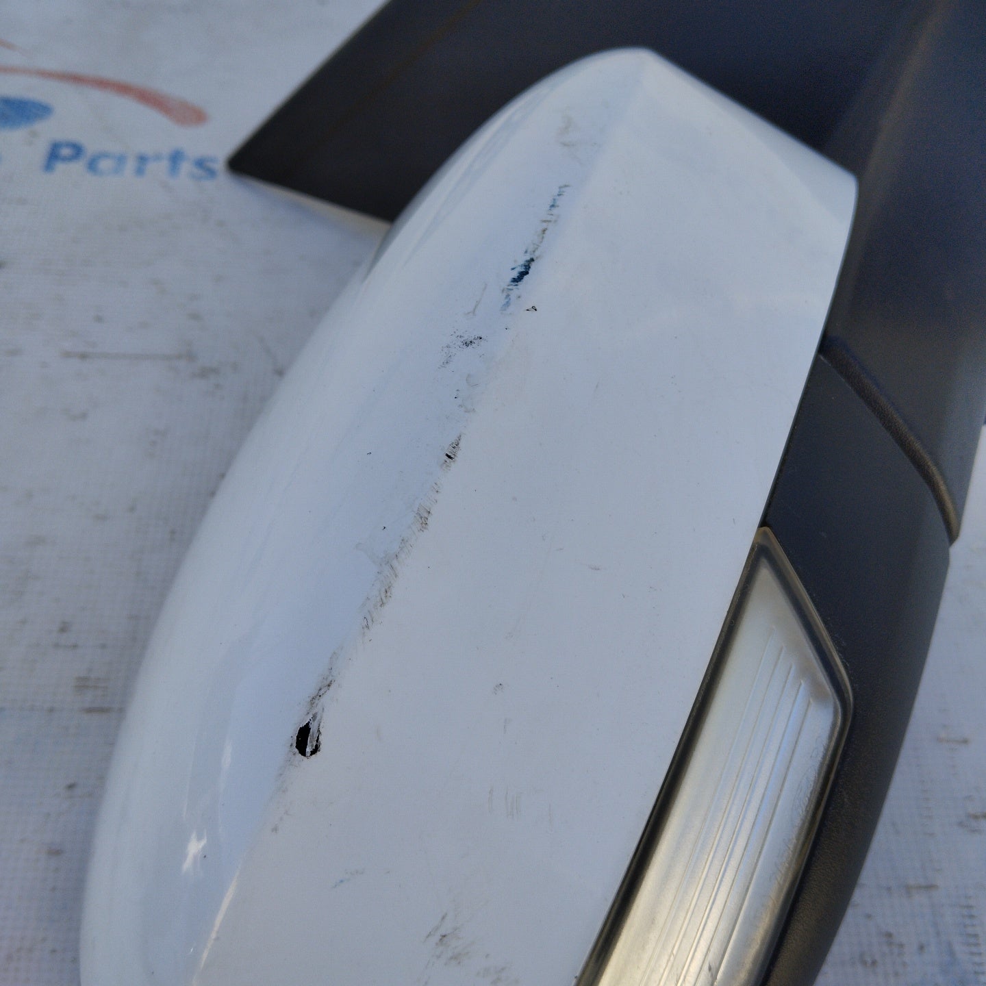 Weißer elektrischer Außenspiegel rechts für Ford Focus 2009, 6-adrig, ecoAG4344