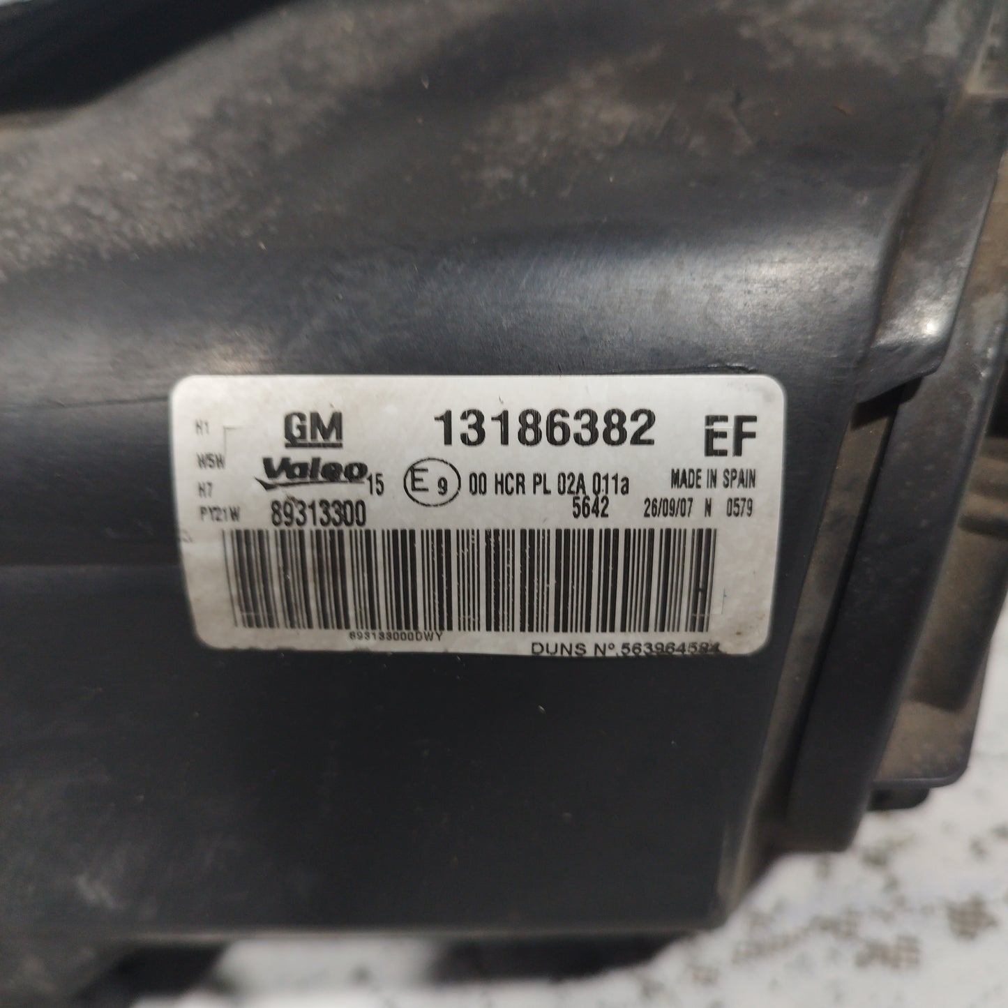 Fanale anteriore Dx Opel Corsa D 2010 Cod: 13186382 ecoAC7110