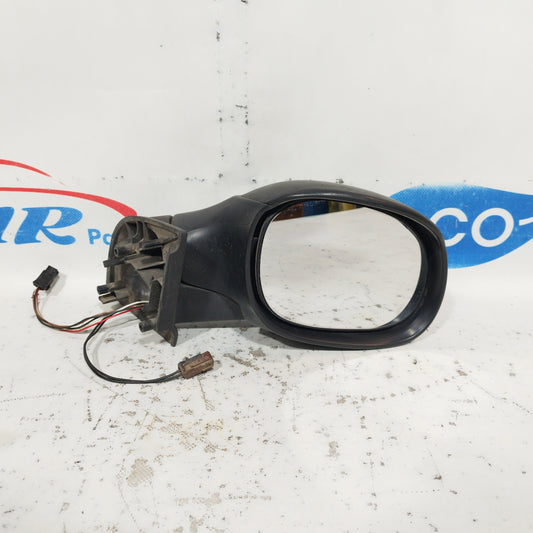 Black right front electric mirror Citroen C3 2004 2 Plugs 7 Wires ecoAC7122