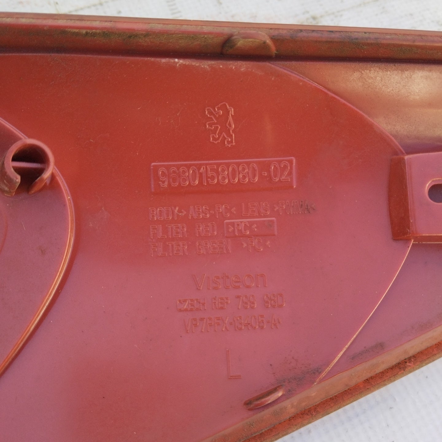 Linke Rückleuchte Peugeot 207 SW 2008 ecoAG4385