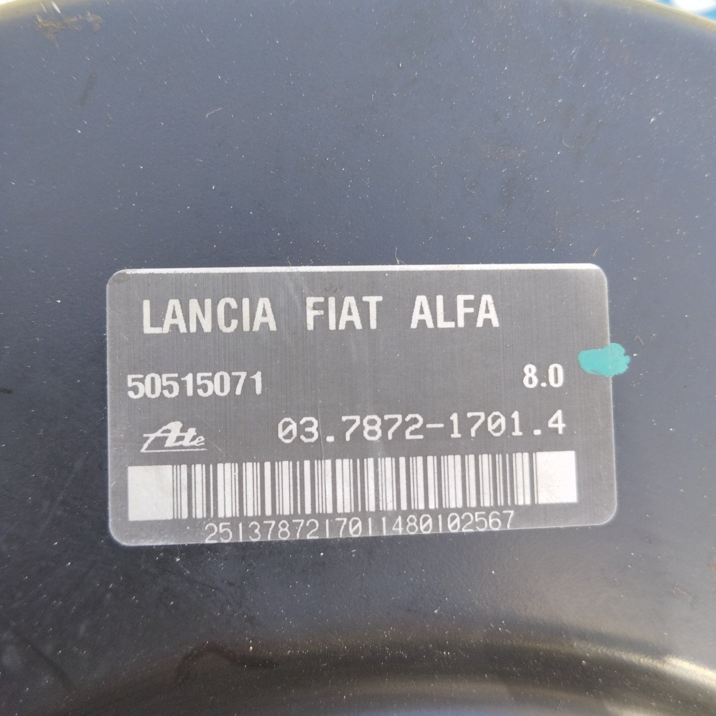 Brake servo Alfa Romeo Giulietta 1.6 D cod: 50515071 ecoAG4387