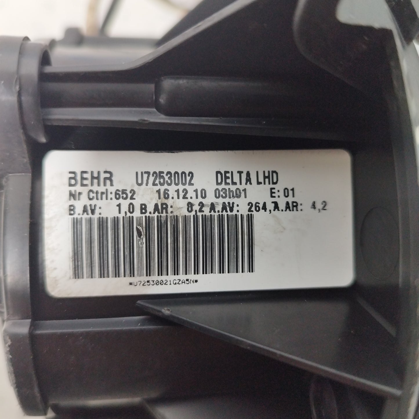 Ventola stufa abitacolo Opel Astra J 2011 ecoAC7188