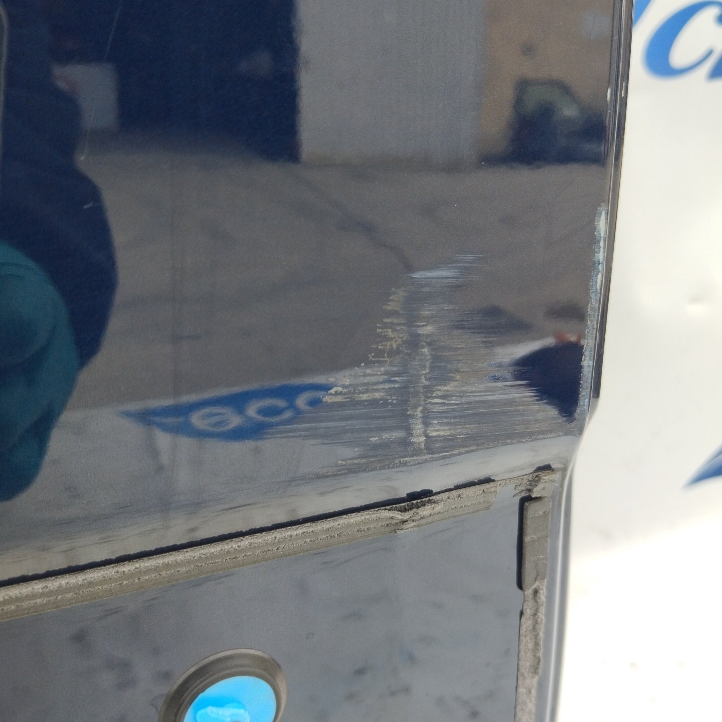 Blue right rear door Fiat New Panda ecoAG4420