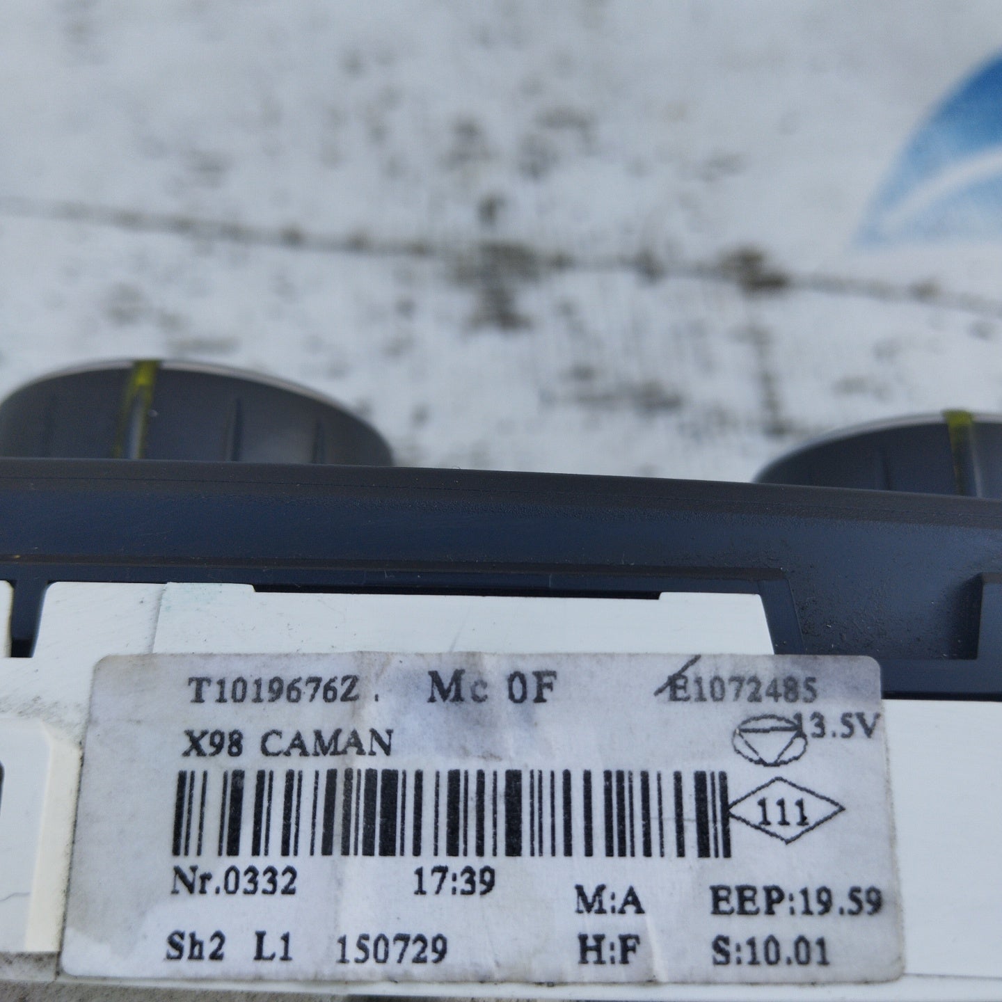 Renault Clio 2016 digitales Klimabedienteil Cod.e1072485 ecoAG4497