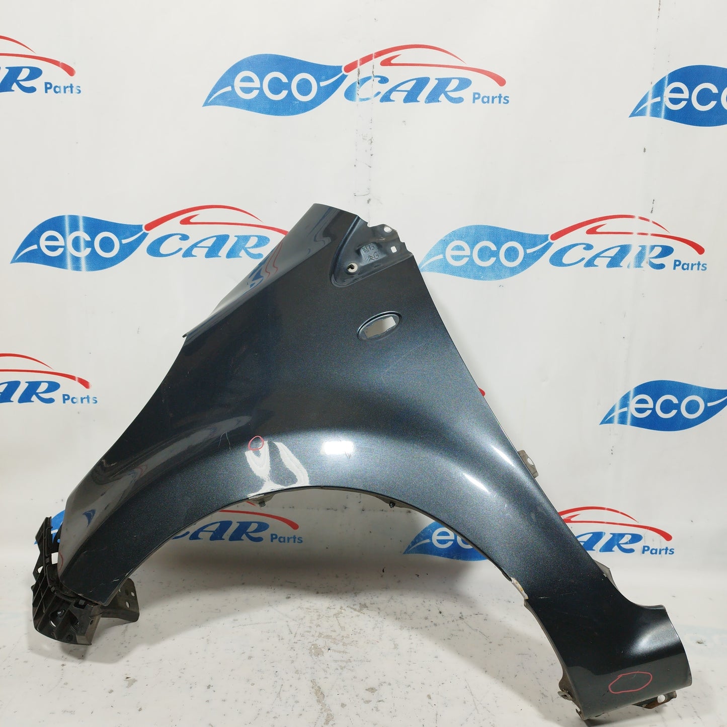 Dark gray left front mudguard Peugeot 107 2007 ecoAC7320