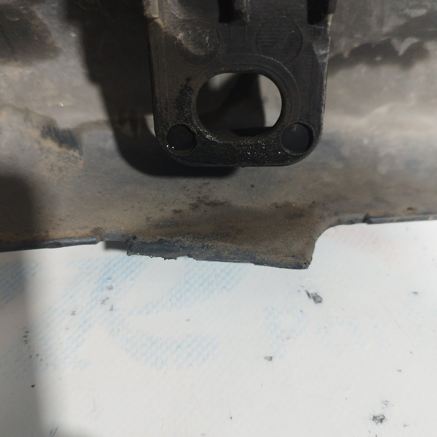 Dark gray front bumper Peugeot 107 2006 ecoAC7338