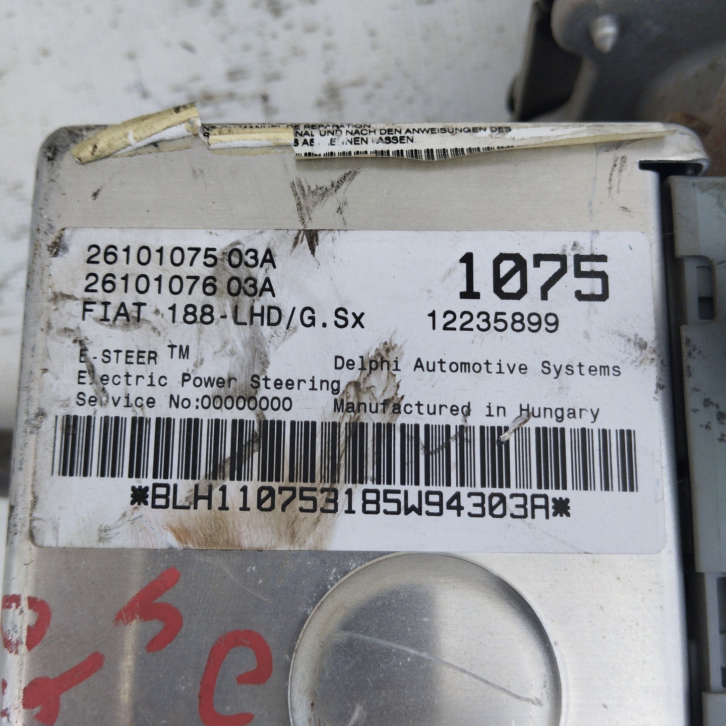 Piantone sterzo City Fiat Punto 188 cod: 1075 ecoAG4534