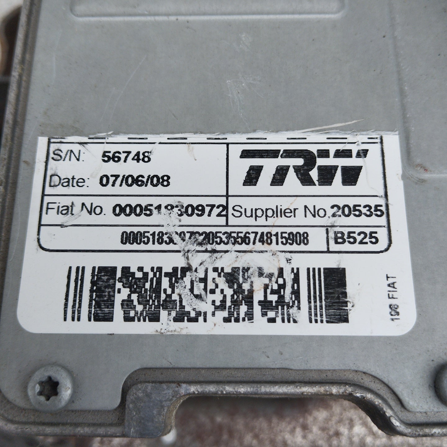 Piantone sterzo City Fiat Bravo 2008 cod: 00051830972 ecoAG4544