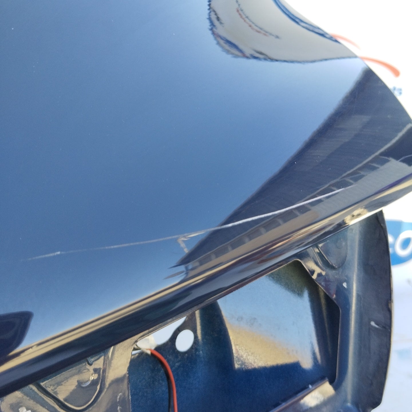 Renault Clio 2016 ecoAG4398 blaue Heckklappe