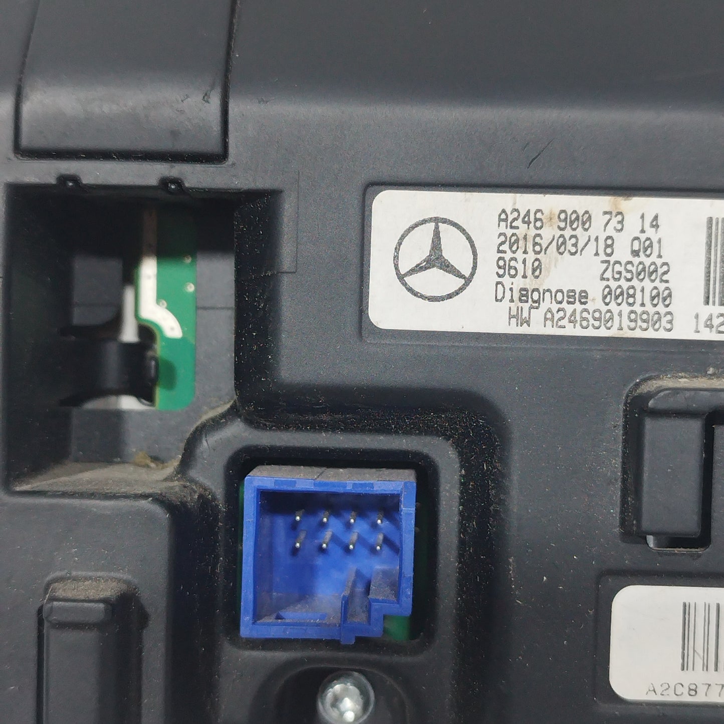 Display monitor Mercedes Classe A W176 cod: A2469007314 ecoAC7485