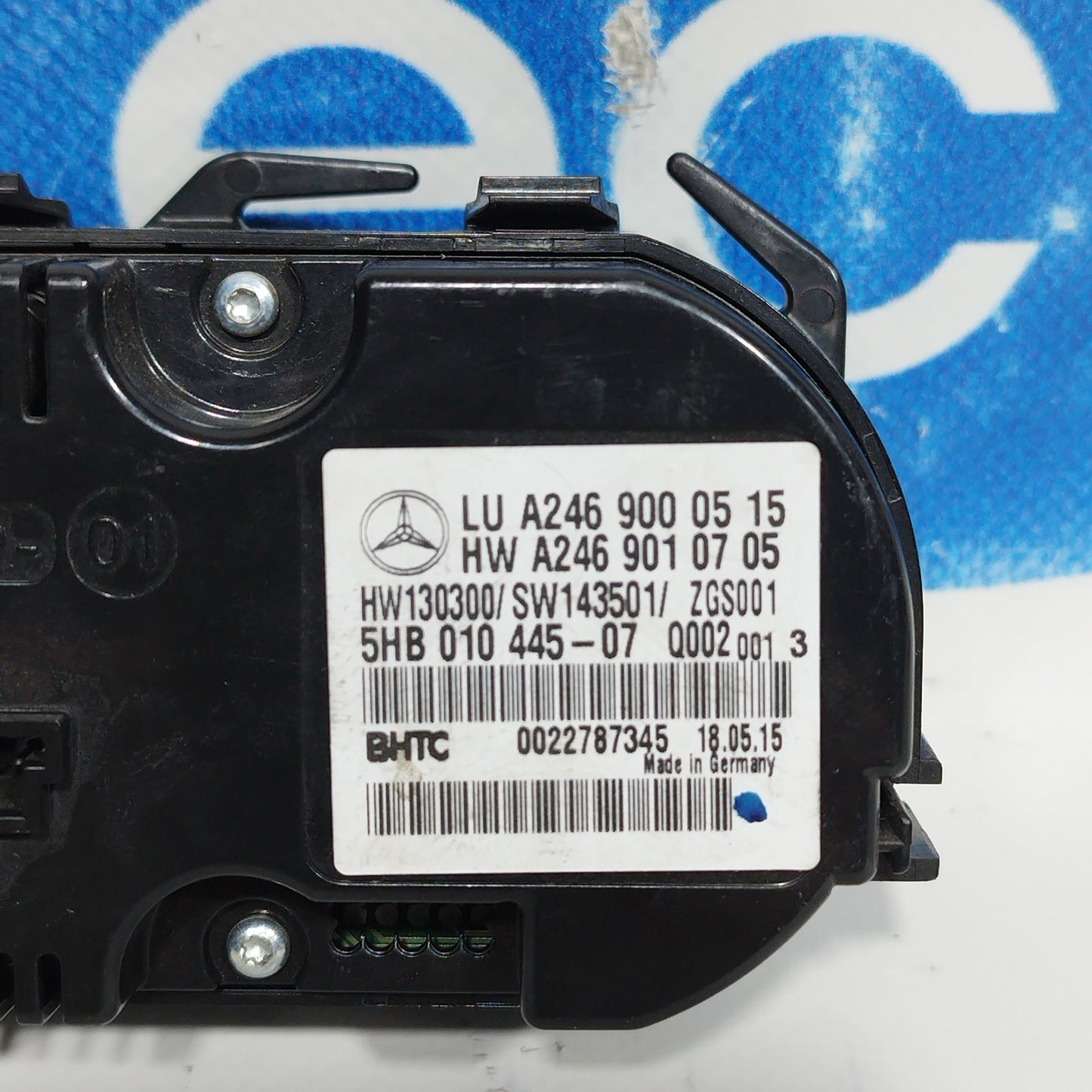 Tastiera a / c Mercedes Classe A W176 2012-2018 cod: A2469000515 ecoAC7502