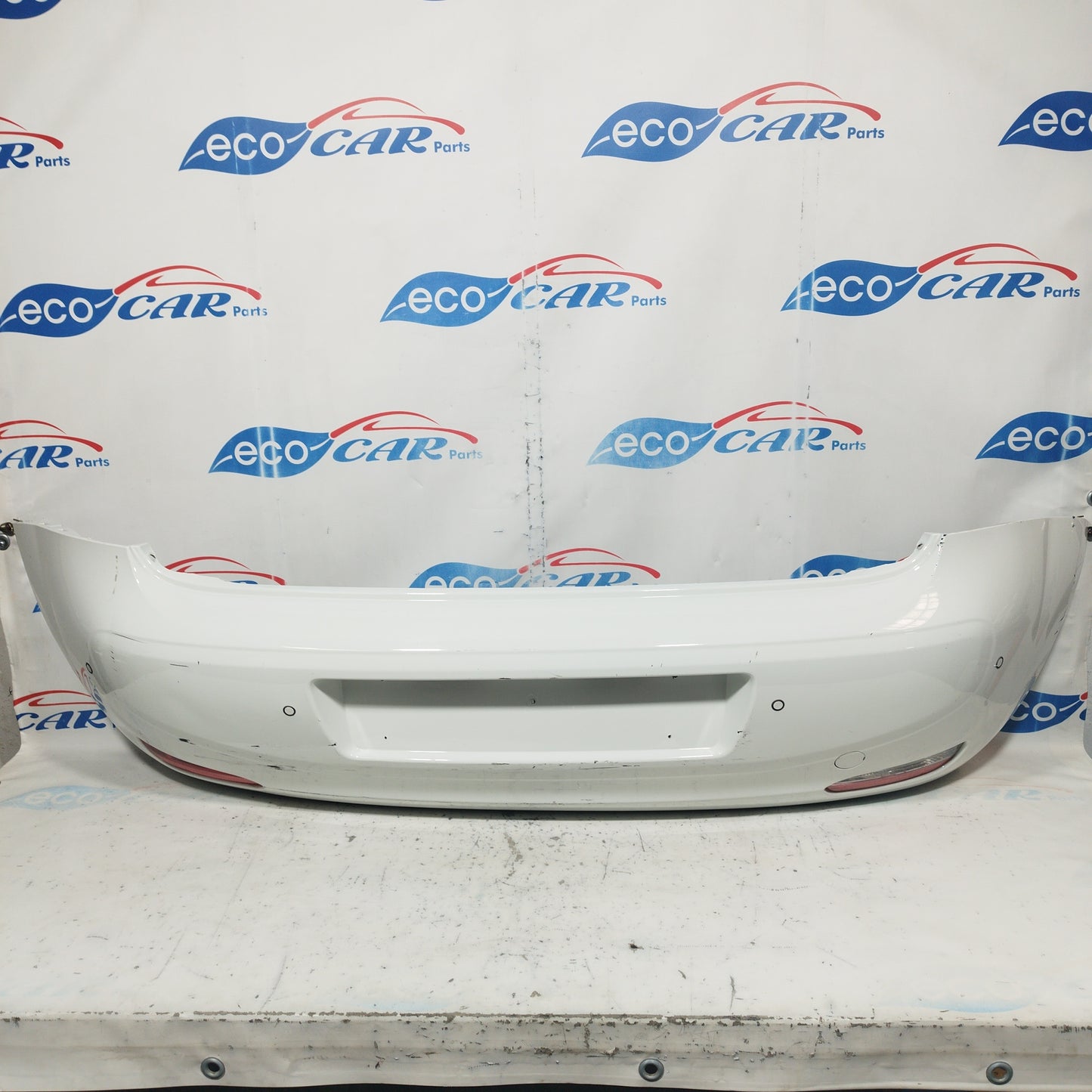 Weiße Heckstoßstange Fiat Punto Evo 2012 ecoAC7583