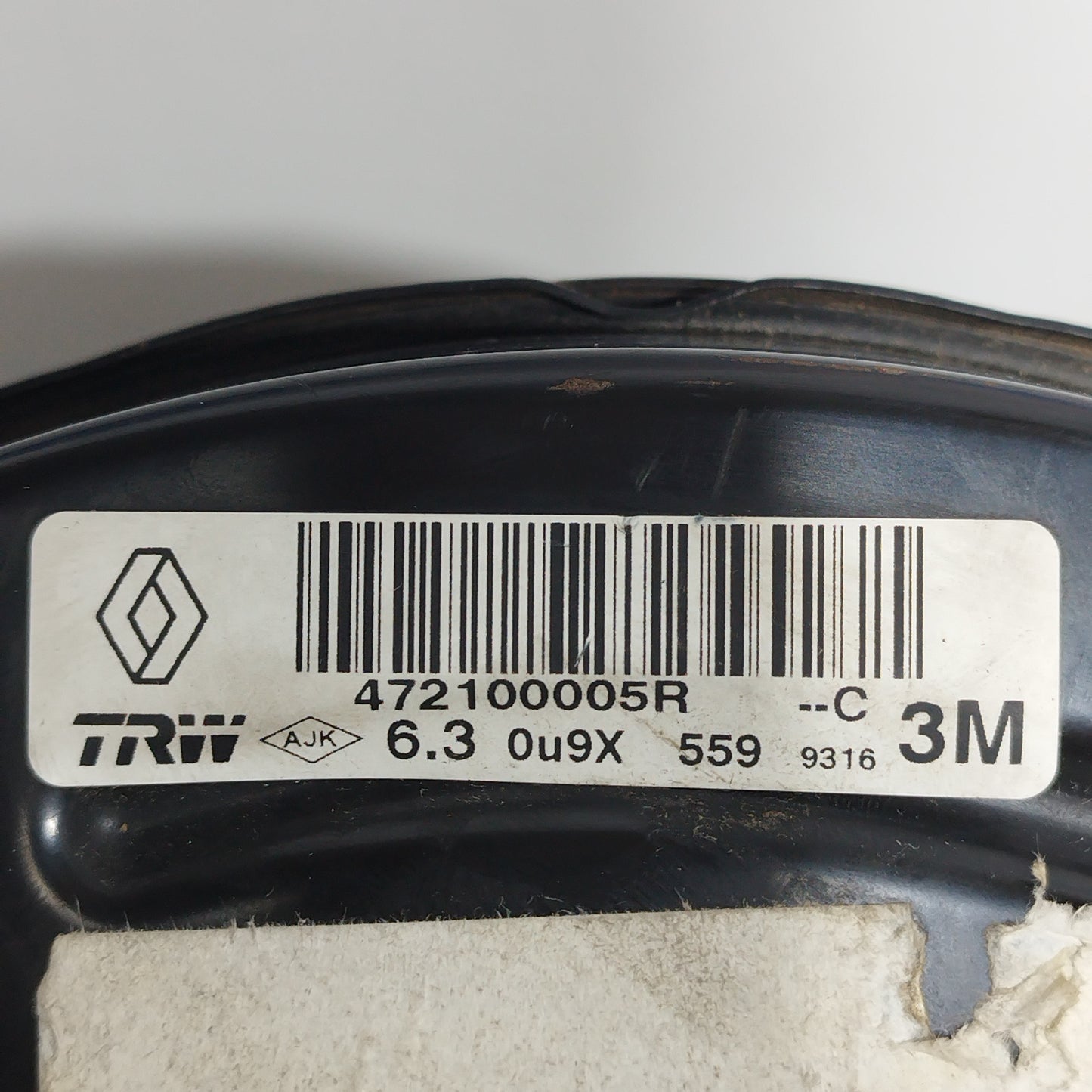 Brake servo Renault X-Mod 1.5 DCI 2010 code: 4721000005r ecoAC7562