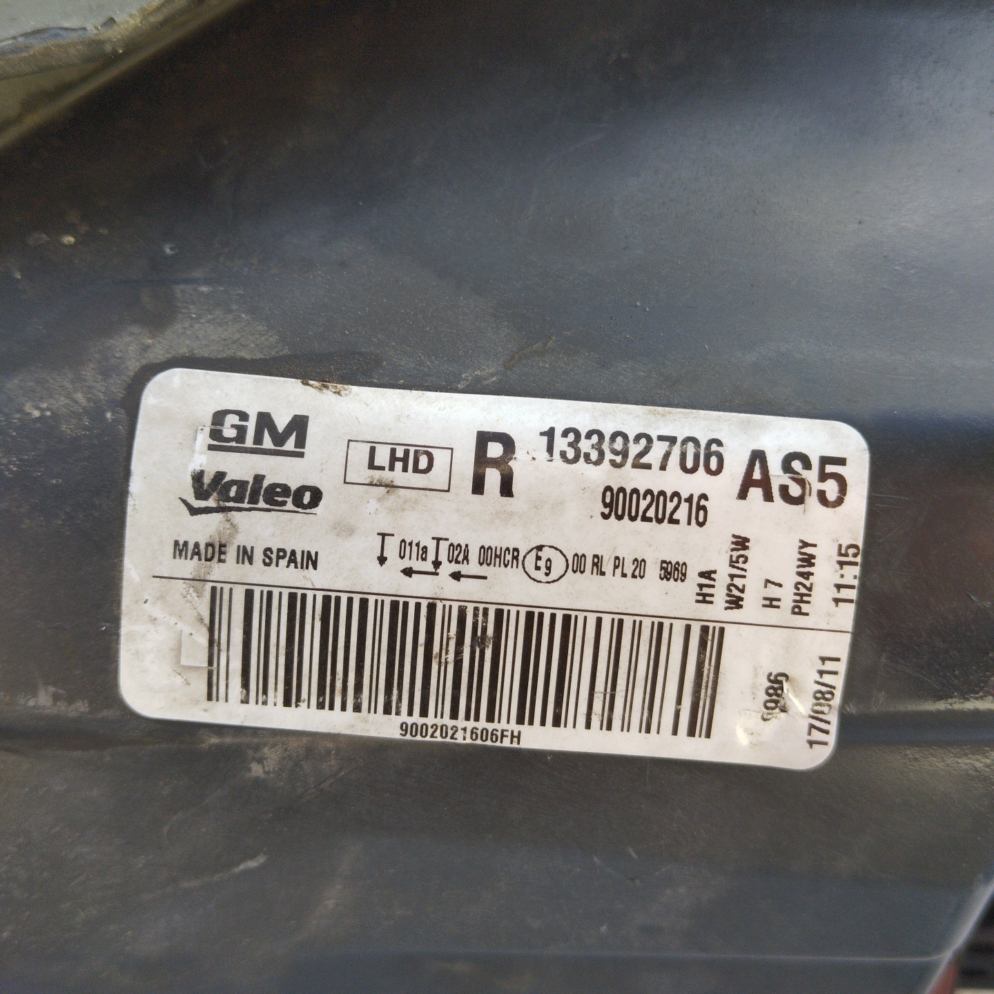 Fanale anteriore dx Opel Corsa D 2011 ecoAG4709