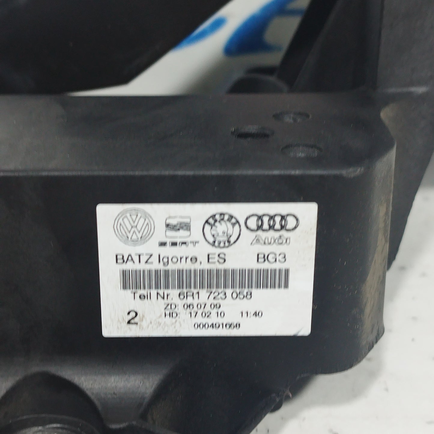 Brake pedal Volkswagen Polo 1.6 tdi 2014 code: 6R1723058 ecoAC7678