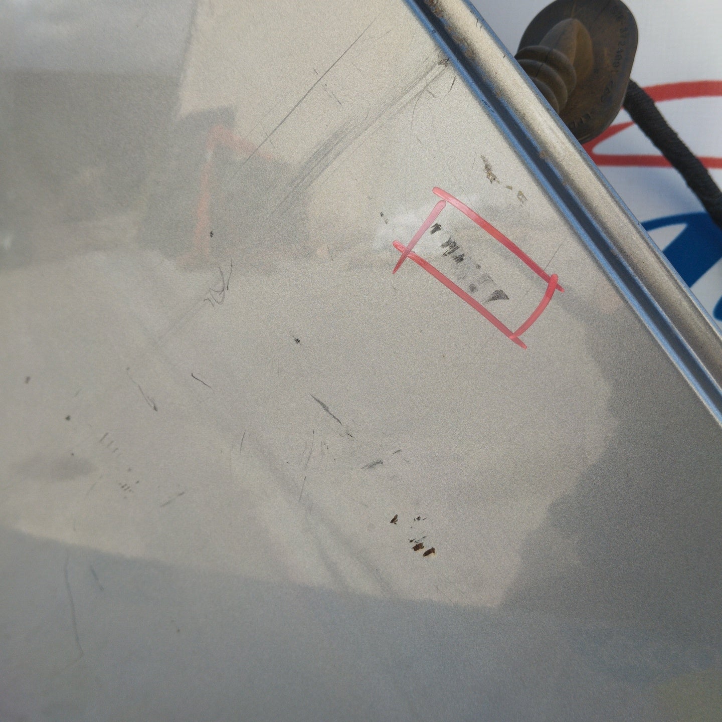 Rear door right gunmetal grey DR1 ecoAG4744