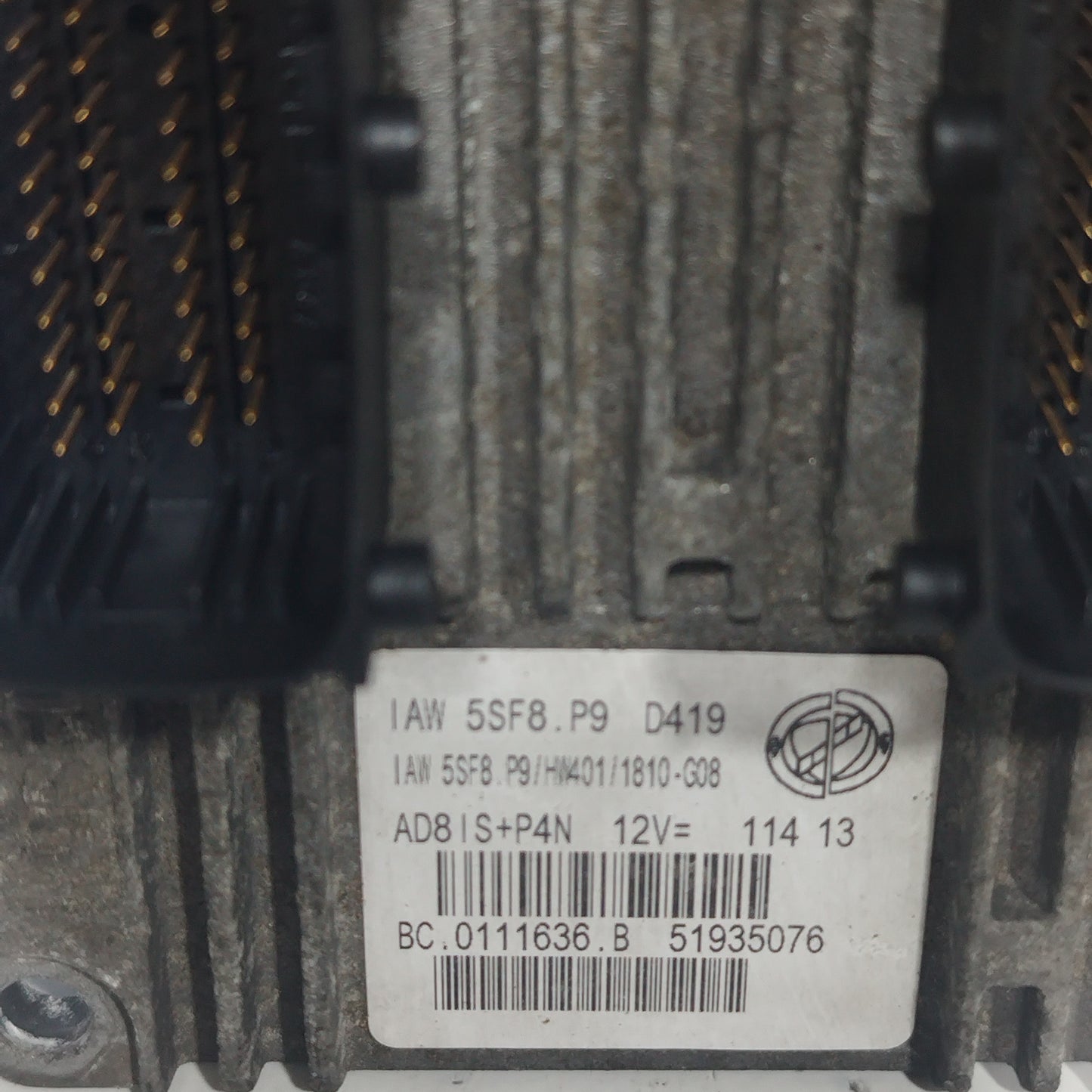 Kit accensione Lancia Y 2013 1.2 B cod: IAW5SF8.P9 ecoAC7791