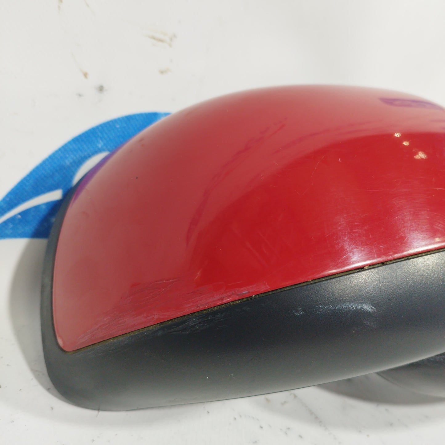 Manual right mirror red Fiat Panda 2010 ecoAC7896