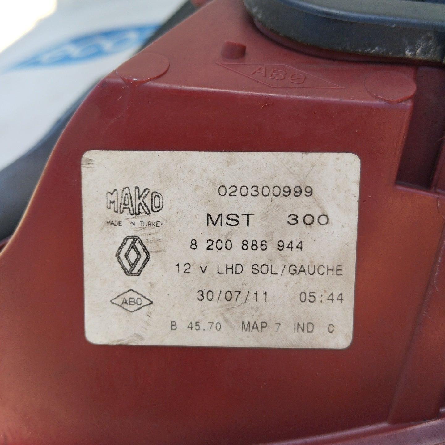 Fanale posteriore sx Renault Clio 2009 ecoAG4866