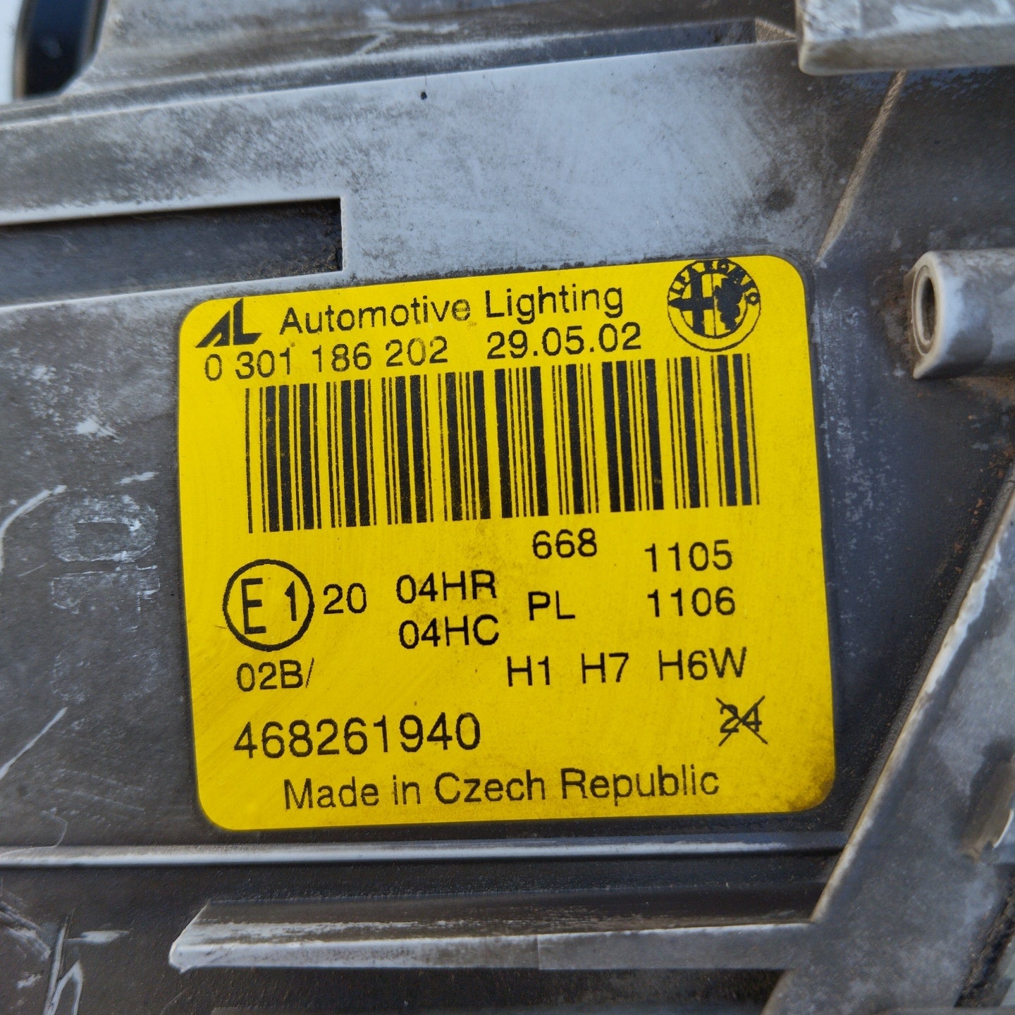 Fanale anteriore dx Alfa Romeo 147 I serie ecoAG4889