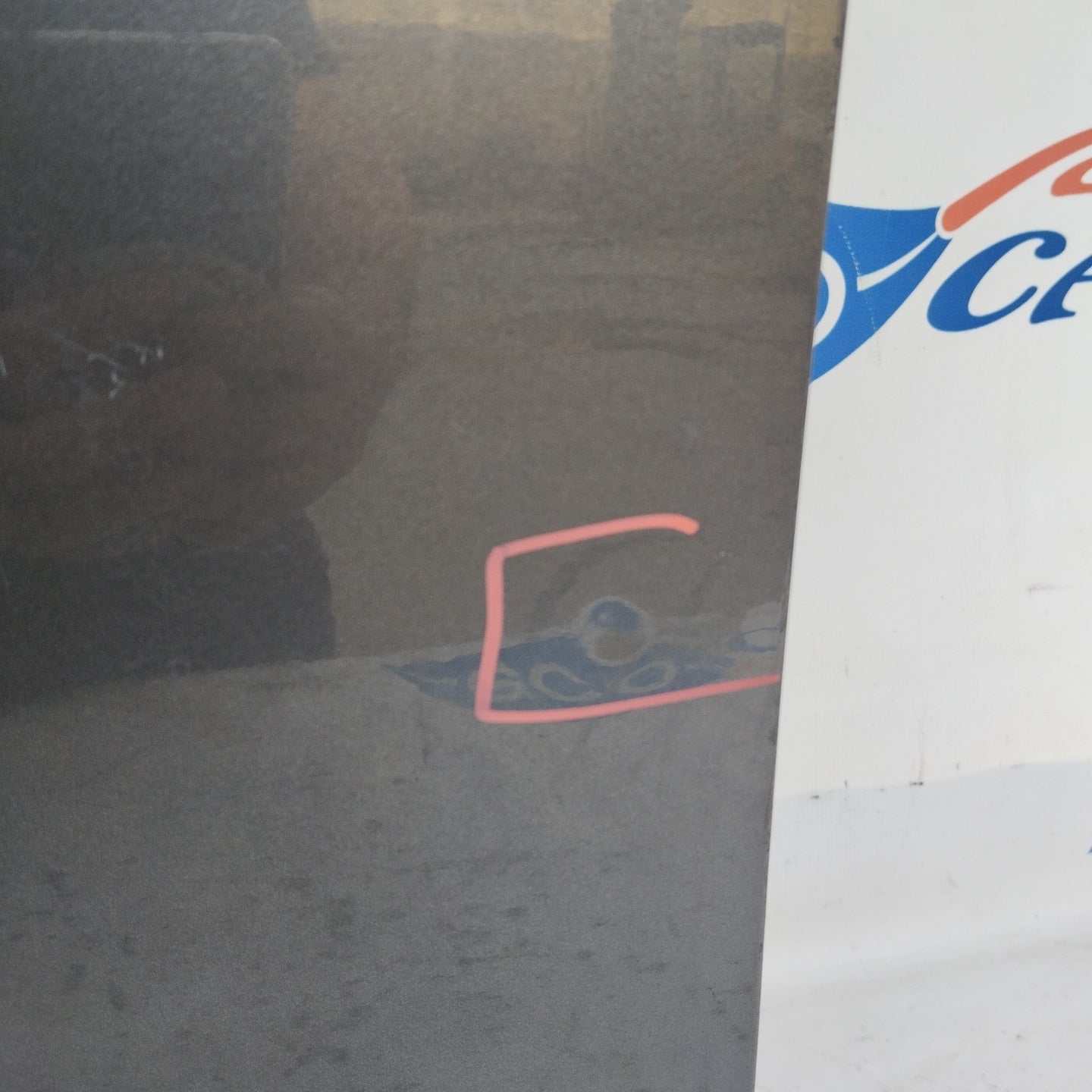 Front door left gunmetal grey Toyota Auris 2009 ecoAG4924