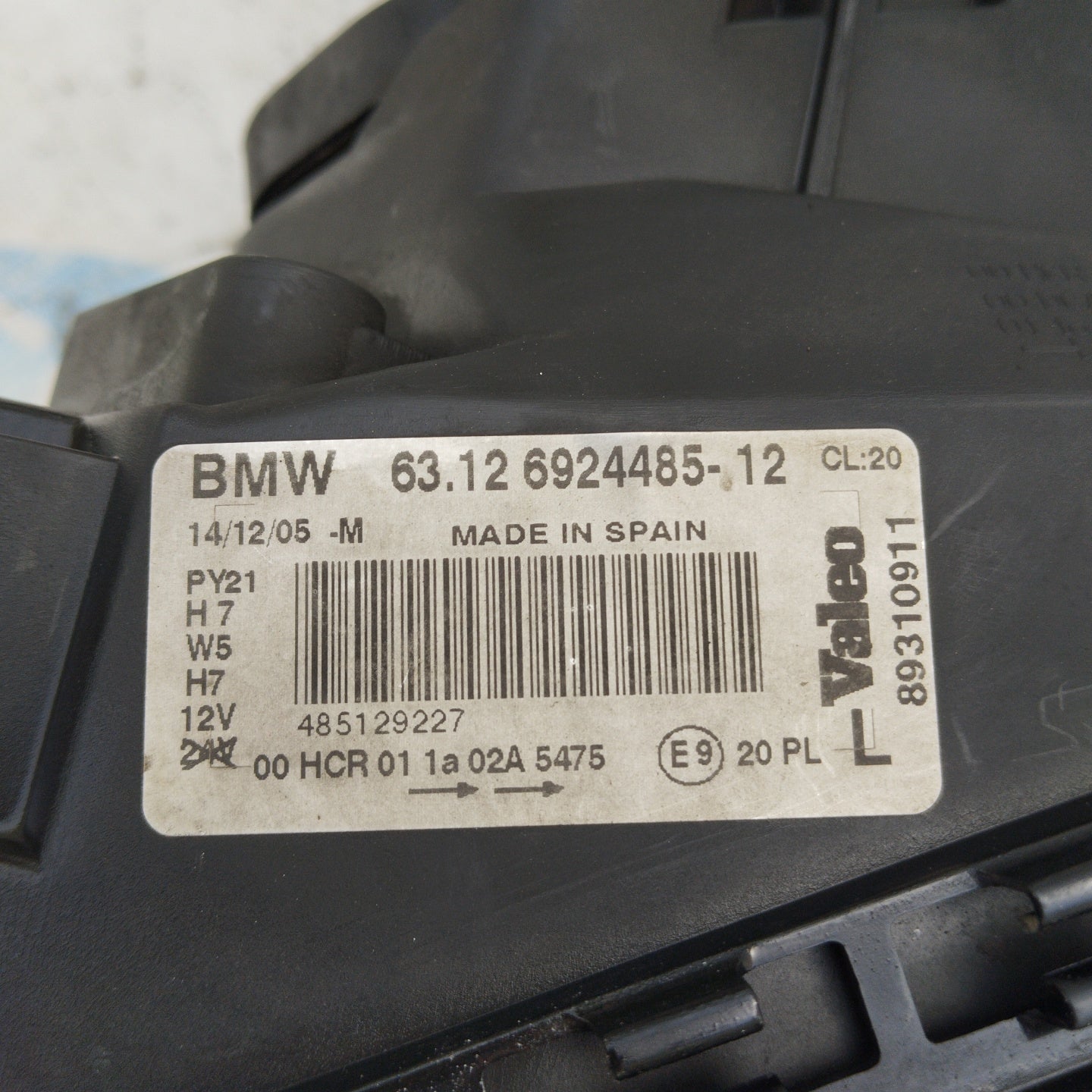 Fanale anteriore sx BMW Serie 1 e87 ecoAG4938