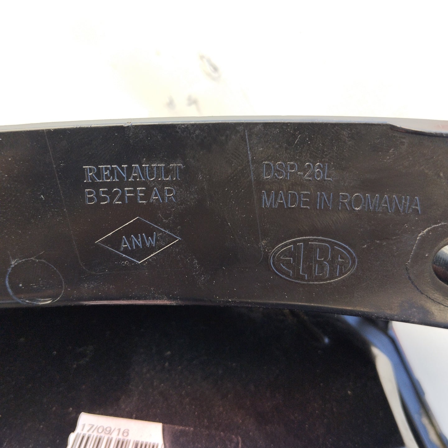 Left rear light Dacia Sandero 2015 ecoAG4946