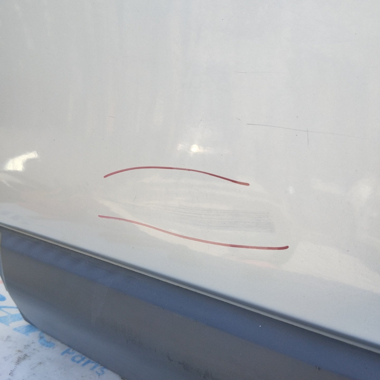 Rear door left silver grey Dacia Lodgy ecoAG4952