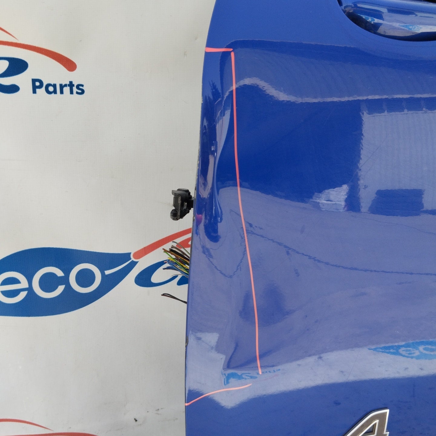 Electric blue left door Mini PaceMan ALL4 2013 ecoAG4970