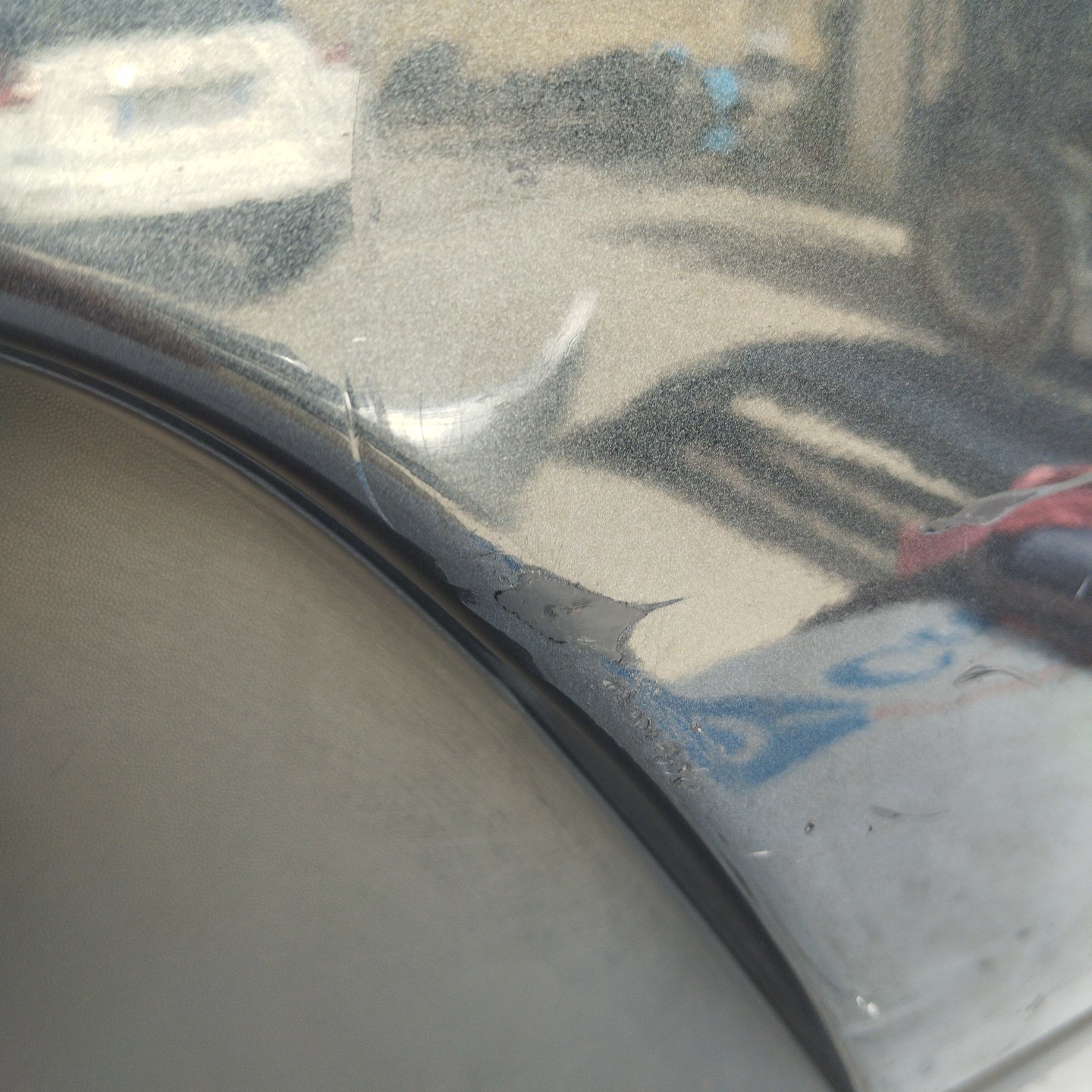 Rear bumper Dacia Sandero 2015 gunmetal grey ecoAG4973