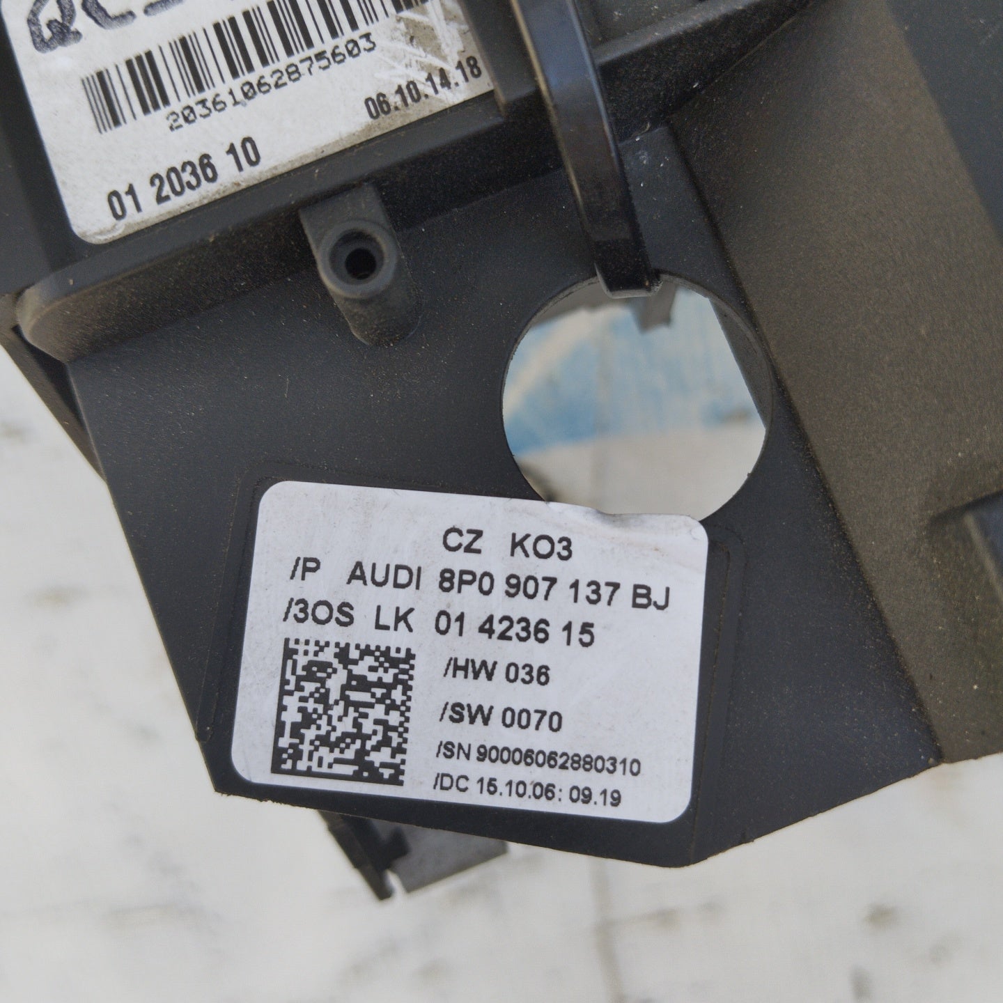 Light switch Audi A3 8p1 code: 8p0907137bj ecoAG5015