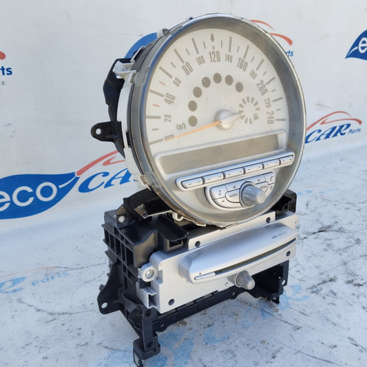 Quadro strumenti completo di autoradio Mini Cooper R56 1.6 D cod: 9136195 ecoAG5050